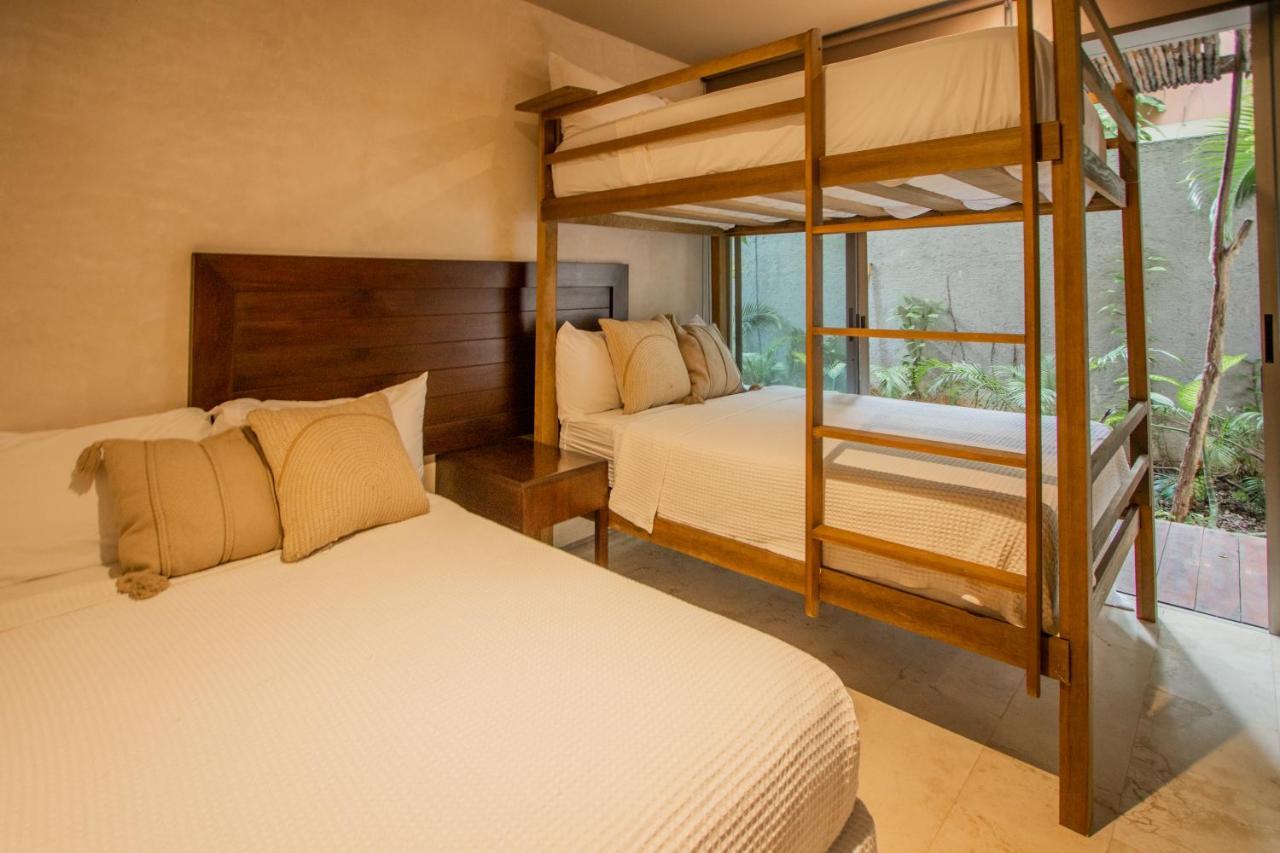Ideal 4 Groups Aldeazama 2Br 10Pax Apt Papaya Playa Tulum Exterior foto
