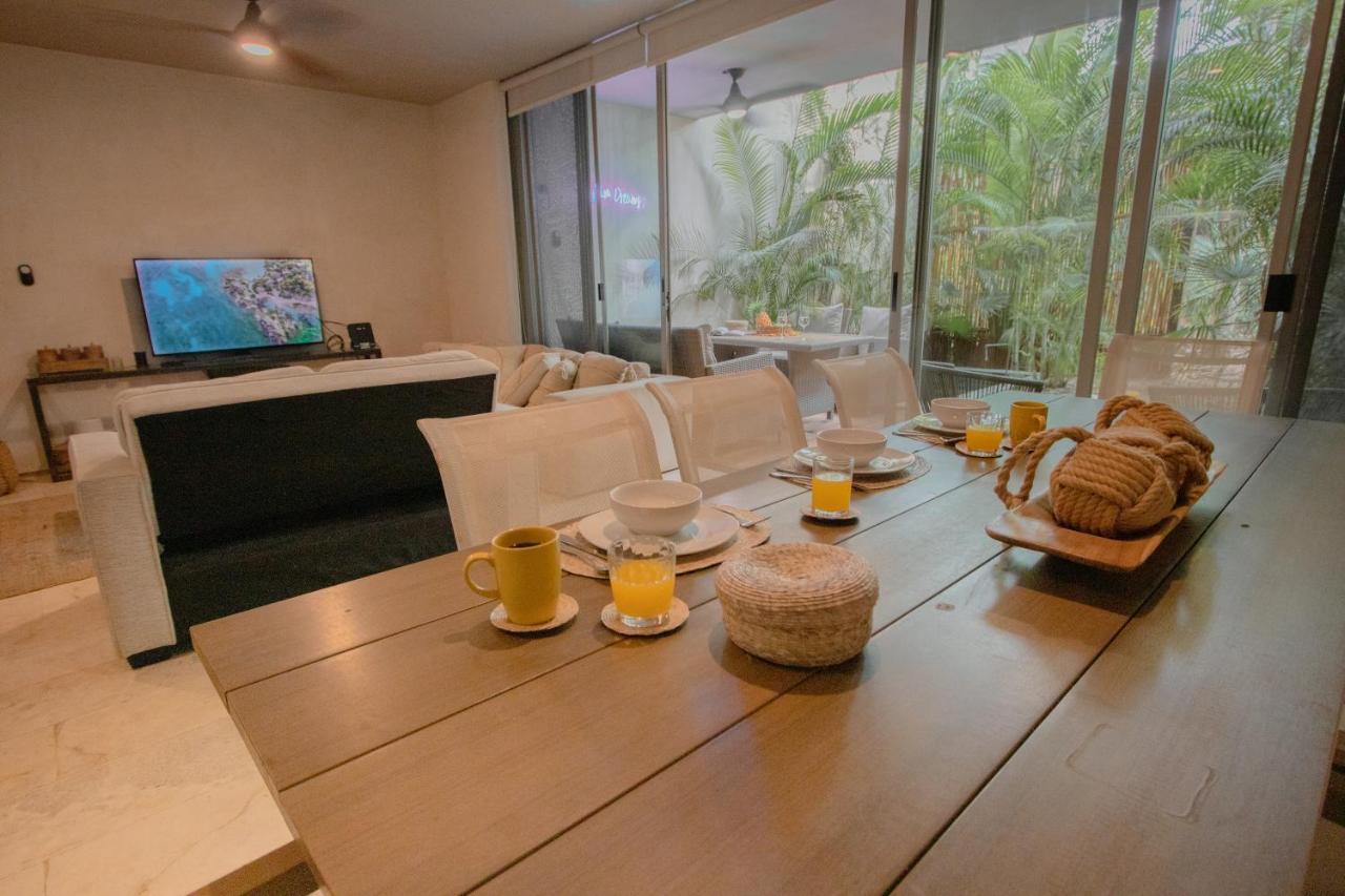 Ideal 4 Groups Aldeazama 2Br 10Pax Apt Papaya Playa Tulum Exterior foto